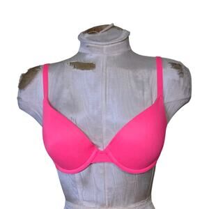 Victoria's Secret PINK push-up bra‎ Size 36B bright sexy underwire lingerie